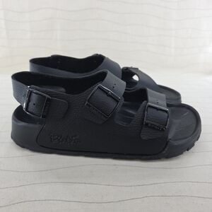 Birki's Unisex Aruba Black Strappy Sandals Shoes Made in Germany Sz 42 EUR Mens